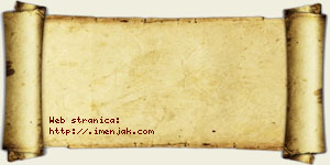 Danica Orlić vizit kartica